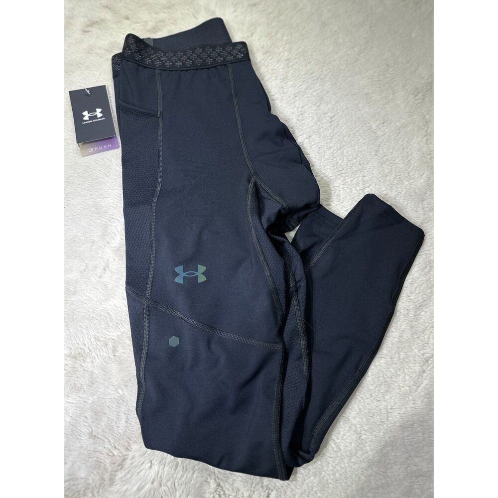 Under Armour Mens Medium RUSH Heatgear Smartform Leggings Compression 1370315